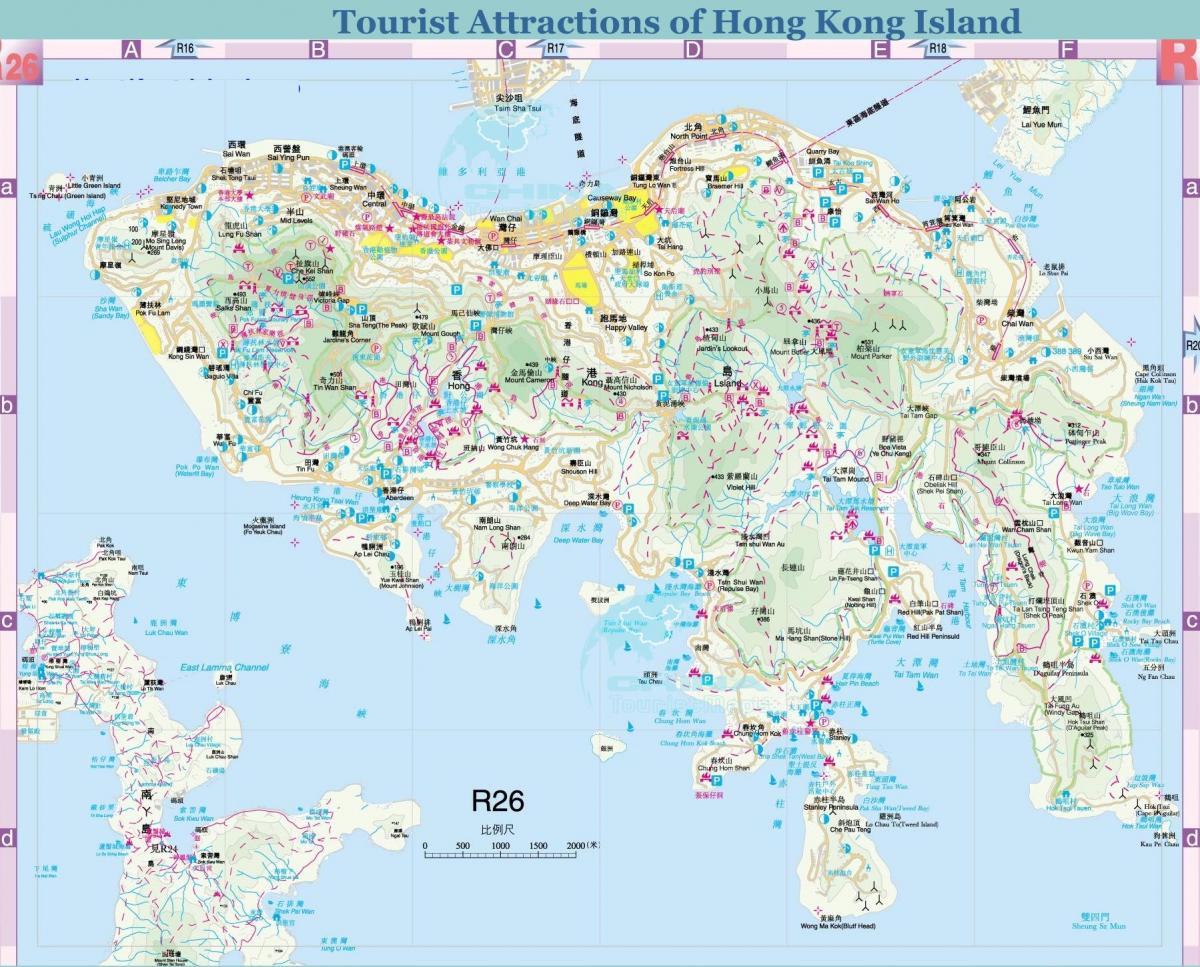 op die regte pad Hong Kong kaart