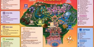 HK Disneyland kaart