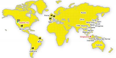 Hong Kong op die wêreld kaart