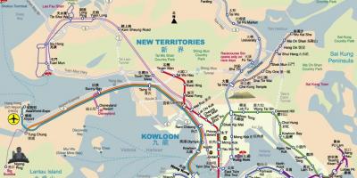MTR Hongkong kaart