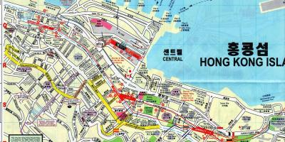 Kaart van Sheung Wan Hong Kong