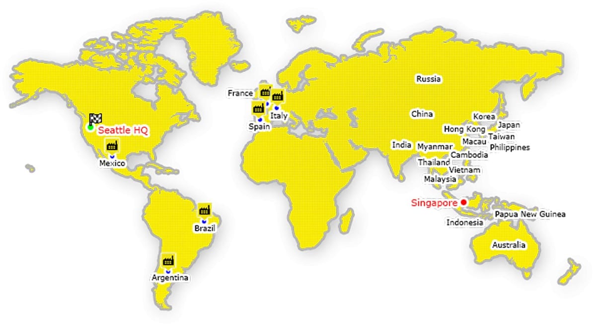 Hong Kong op die wêreld kaart