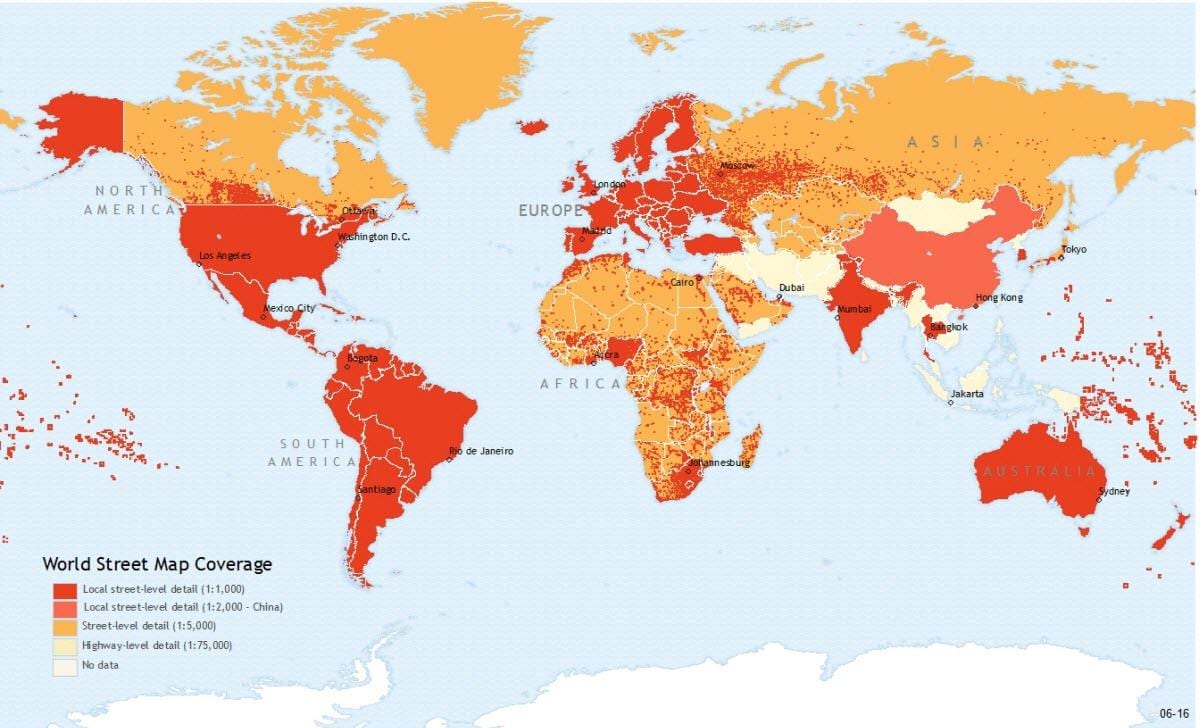Hong Kong plek op die wêreld kaart